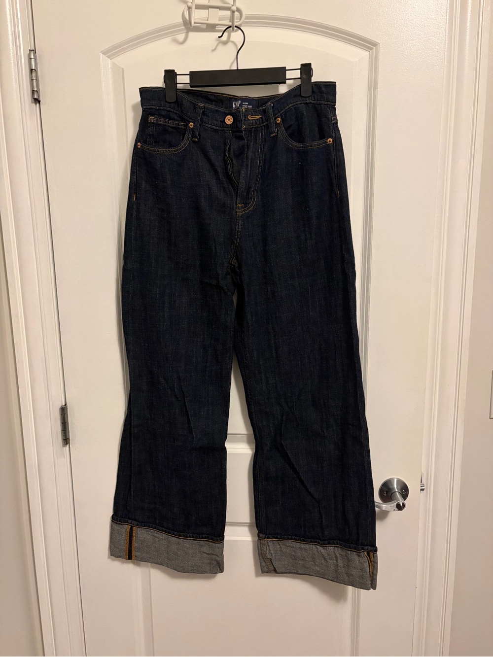 GAP Women’s Dark Blue Wide-Leg Jeans